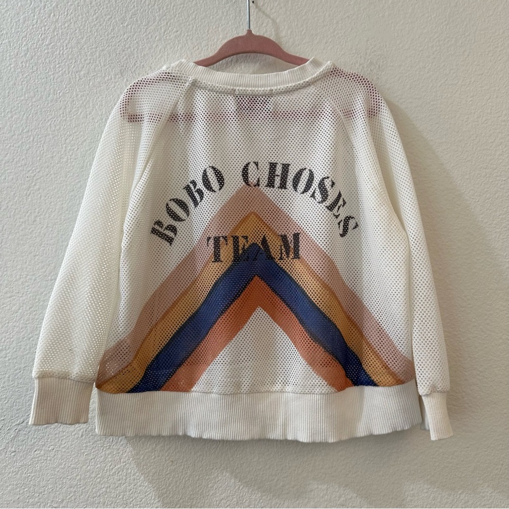 *SOLD* Bobo Choses A Legend Mesh Sweatshirt Size 2-3Y - Picture 7 of 10